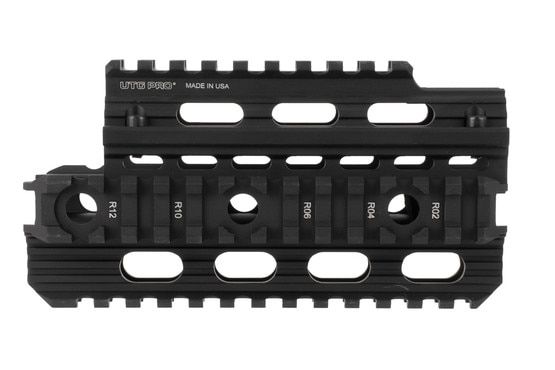 Leapers UTG Pro AK47 handguard quad rail features scalloped picatinny rails